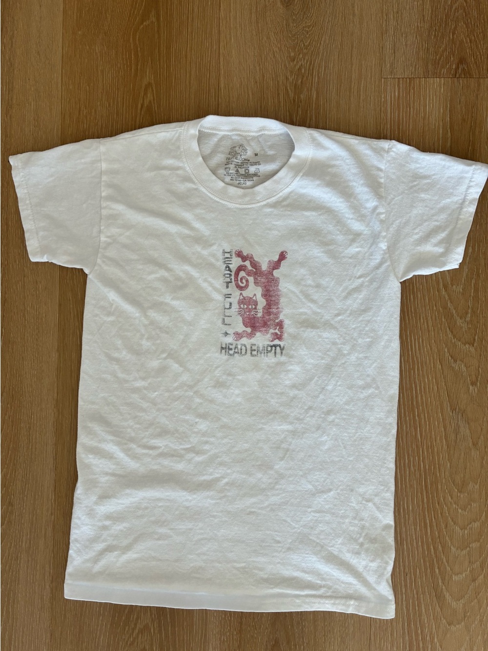 Graphic vintage style baby tee women’s size S/XS (Fruit of the Loom boys M) 100%
